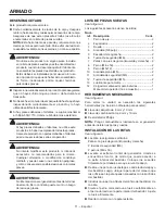 Preview for 57 page of RIDGID RD907000P Operator'S Manual