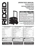 Preview for 1 page of RIDGID RD907500P Operator'S Manual