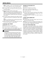 Preview for 21 page of RIDGID RD907500P Operator'S Manual