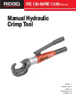 RIDGID RE 12-M Manual preview