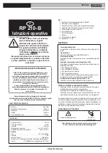 Предварительный просмотр 15 страницы RIDGID RP 210-B Manual