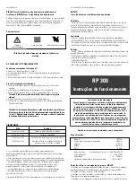 Предварительный просмотр 12 страницы RIDGID RP 300 Operating Instructions Manual