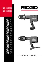 RIDGID RP 330-B Operating Instructions Manual preview