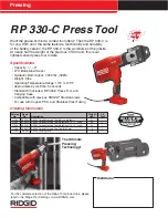 Preview for 2 page of RIDGID RP 330-B Specifications