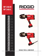 RIDGID RP 340-B Operating Instructions Manual предпросмотр