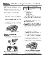 Preview for 1 page of RIDGID RR-3000 Instruction Sheet