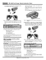 Preview for 2 page of RIDGID RR-3000 Instruction Sheet