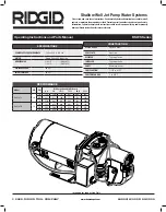 RIDGID RSWS Series Operating Instructions And Parts Manual preview