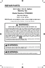 Предварительный просмотр 30 страницы RIDGID RT0600M0 Owner'S Manual