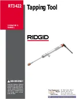 RIDGID RT3422 Operator'S Manual preview