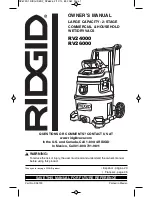 RIDGID RV24000 Owner'S Manual preview