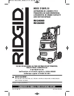 Preview for 45 page of RIDGID RV24000 Owner'S Manual