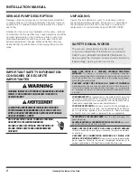 Preview for 2 page of RIDGID RWCS50T Operating Instructions And Parts Manual