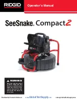 Предварительный просмотр 1 страницы RIDGID SeeSnake Compact 2 Operator'S Manual