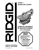 Предварительный просмотр 29 страницы RIDGID SS1650 1 Owner'S Manual