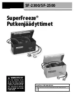 Предварительный просмотр 141 страницы RIDGID SuperFreeze SF-2300 Manual