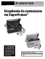 Предварительный просмотр 155 страницы RIDGID SuperFreeze SF-2300 Manual