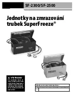 Предварительный просмотр 169 страницы RIDGID SuperFreeze SF-2300 Manual