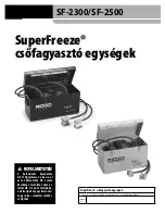 Предварительный просмотр 211 страницы RIDGID SuperFreeze SF-2300 Manual