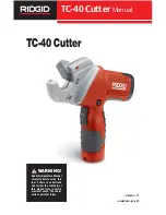 RIDGID TC-40 Manual preview