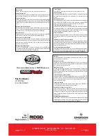 Предварительный просмотр 40 страницы RIDGID TC-40 Manual