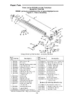 Предварительный просмотр 76 страницы RIDGID TS3612 Owner'S Manual