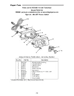 Предварительный просмотр 79 страницы RIDGID TS3612 Owner'S Manual