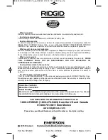 Предварительный просмотр 16 страницы RIDGID VAC12000 Owner'S Manual