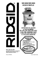 Предварительный просмотр 33 страницы RIDGID WD0600 Owner'S Manual