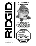 Предварительный просмотр 25 страницы RIDGID WD0620 Owner'S Manual