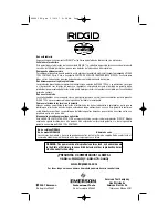 Preview for 28 page of RIDGID WD0635 Operator'S Manual