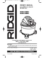 Предварительный просмотр 33 страницы RIDGID WD0655BR0 Owner'S Manual