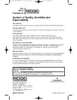 Предварительный просмотр 48 страницы RIDGID WD0655BR0 Owner'S Manual