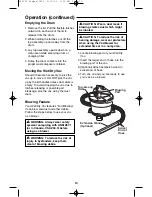 Preview for 10 page of RIDGID WD06700 Owner'S Manual