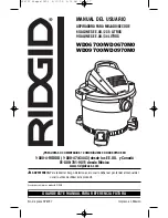 Preview for 17 page of RIDGID WD06700 Owner'S Manual