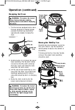 Предварительный просмотр 9 страницы RIDGID WD10500 Owner'S Manual