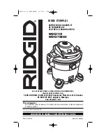 Предварительный просмотр 29 страницы RIDGID WD12701 Owner'S Manual