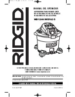 Предварительный просмотр 15 страницы RIDGID WD1635 Operator'S Manual