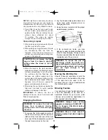 Предварительный просмотр 11 страницы RIDGID WD1665 Owner'S Manual