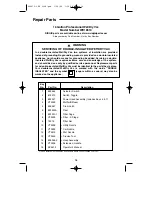 Предварительный просмотр 16 страницы RIDGID WD1851 Operator'S Manual