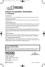 Предварительный просмотр 20 страницы RIDGID WD1855BR0 Owner'S Manual