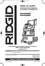 Предварительный просмотр 21 страницы RIDGID WD1855BR0 Owner'S Manual