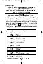 Предварительный просмотр 56 страницы RIDGID WD1855BR0 Owner'S Manual