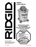 Preview for 33 page of RIDGID WD20620 Owner'S Manual