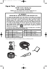 Предварительный просмотр 11 страницы RIDGID WD40500 Owner'S Manual