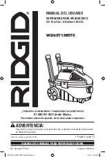 RIDGID WD4071MRT0 Owner'S Manual preview