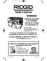 Preview for 33 page of RIDGID WD4550 Owner'S Manual