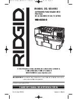 Предварительный просмотр 17 страницы RIDGID WD45500 Owner'S Manual