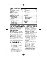 Preview for 2 page of RIDGID wd7000 Operator'S Manual