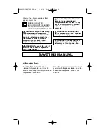 Preview for 4 page of RIDGID wd7000 Operator'S Manual